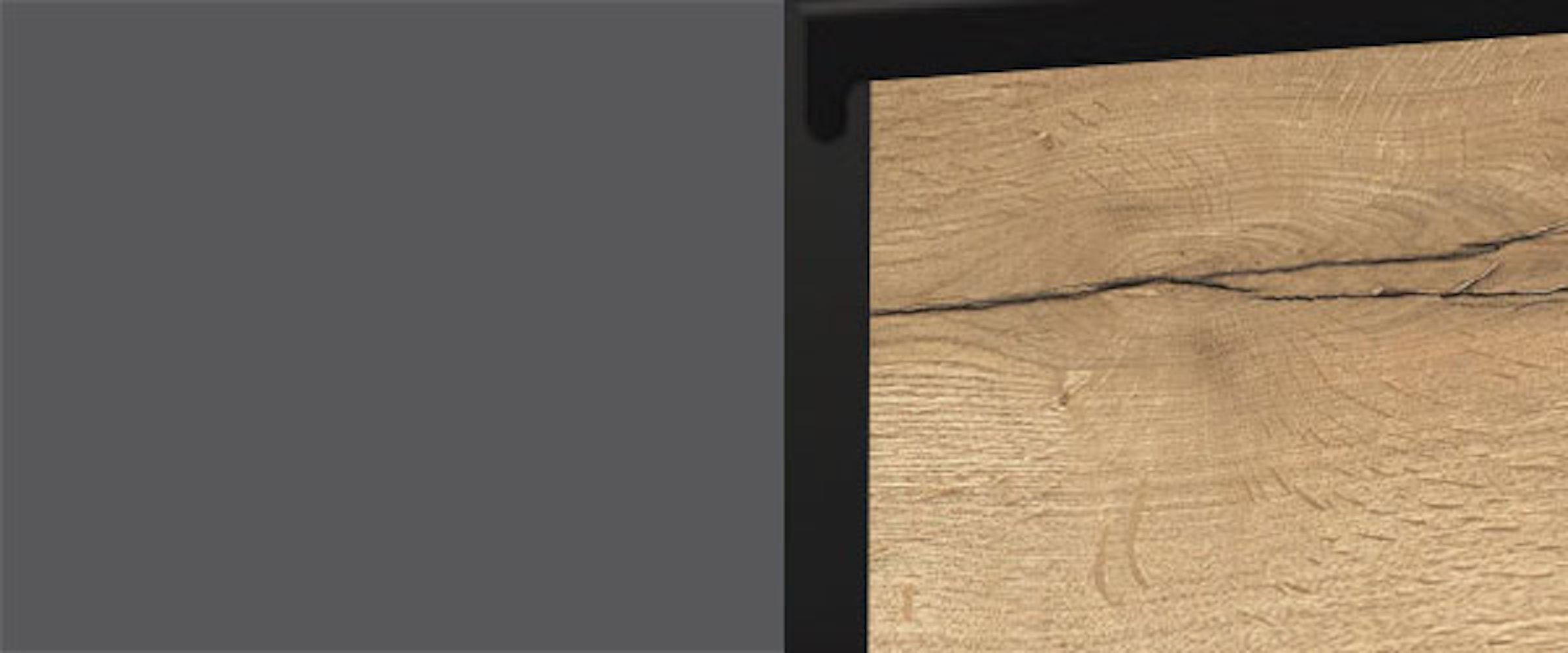 Feldmann-Wohnen Sockelblende Treviso, 45cm Front- und Sockelfarbe wählbar grifflos vollintegriert