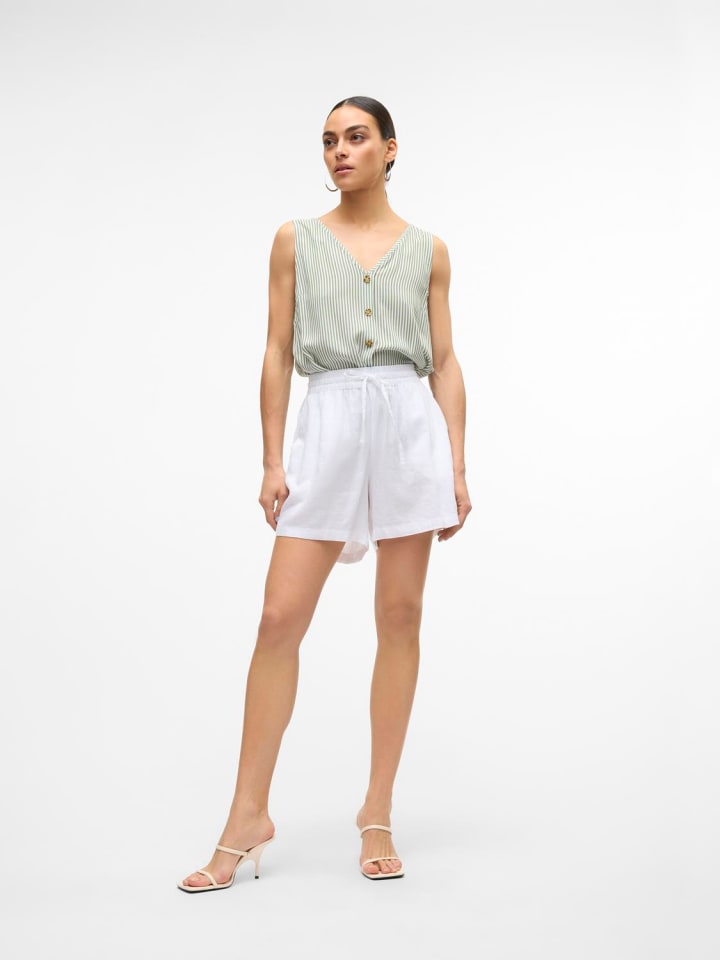 Vero Moda Shorts Elegante Kurze Leichte Sommer Pants in Weiß günstig kaufen