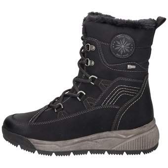 Relife Schnürstiefelette in schwarz