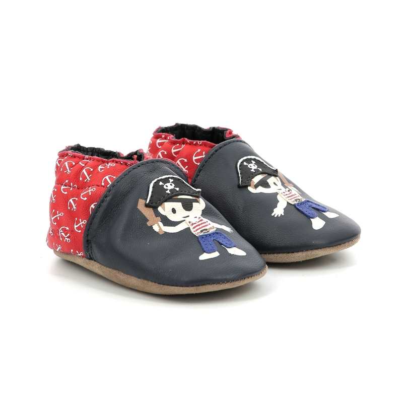 Chaussons cuir tannage végétal Caribbean Boy