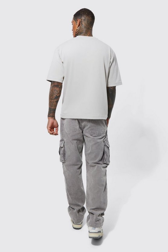 Lockere Cargo-Hose mit Acid-Waschung