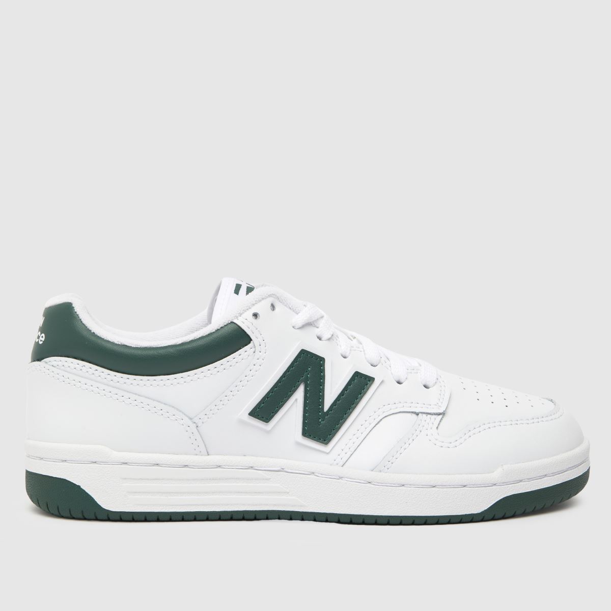 New Balance 480 träningsskor i vitt och grönt