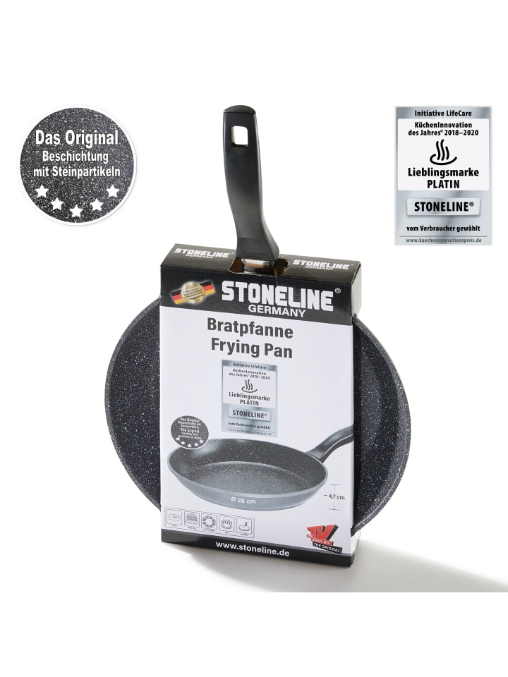 Stoneline Bratpfanne | ohne Deckel in Anthrazit | 28cm günstig kaufen Ø 28 cm