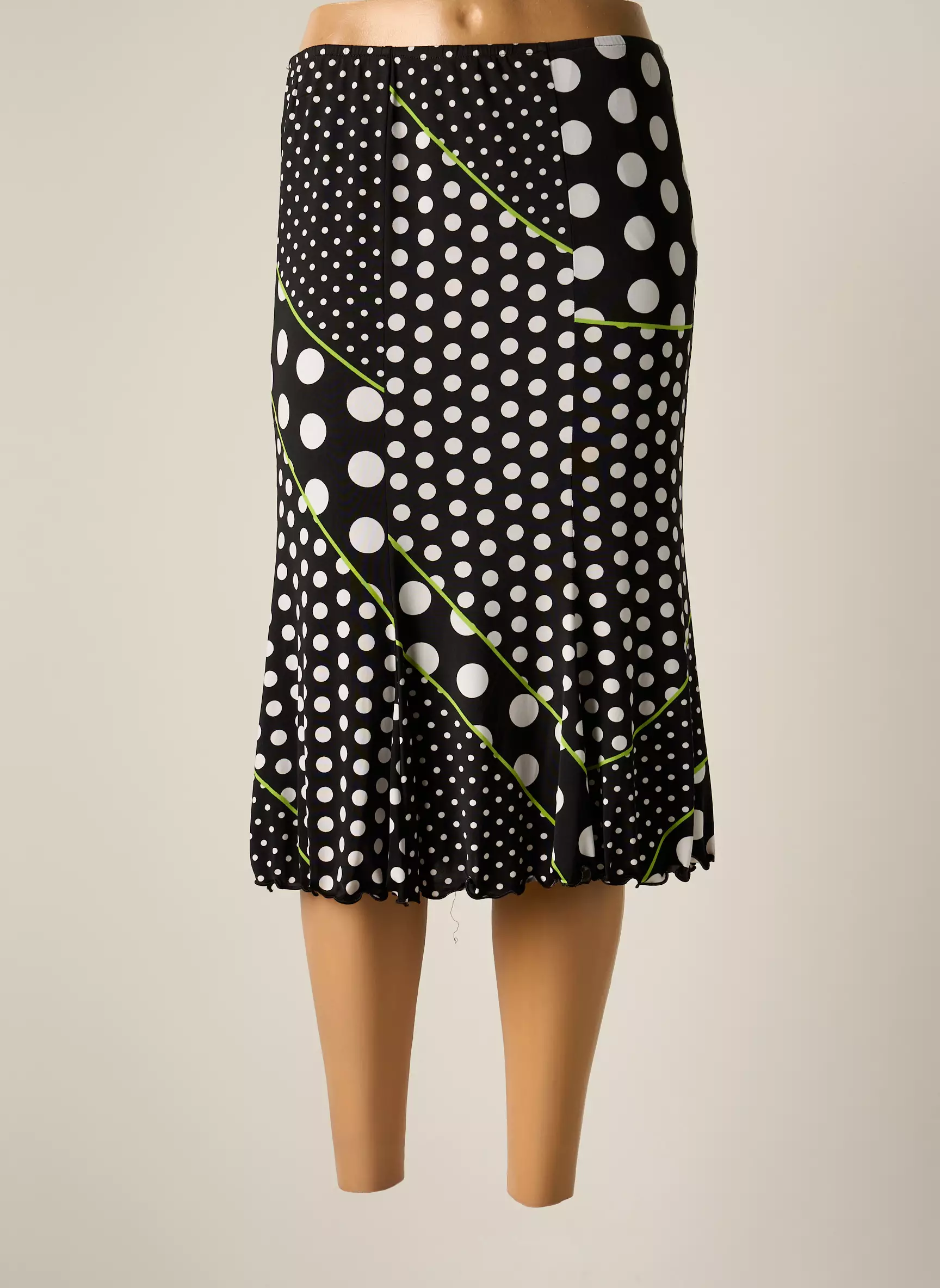 Jumfil Jupes Mi Longues Femme couleur noir