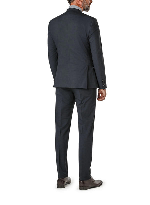 Strellson, Anzug Aidan-Melwin, Slim Fit, Mikrofaser, dunkelblau