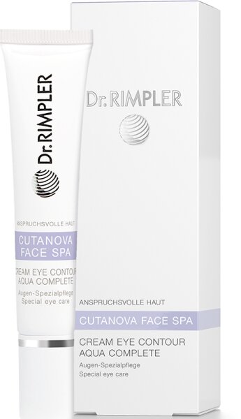 Dr. RIMPLER Cutanova Face Spa Cream Eye Contour Aqua Complete Augencreme