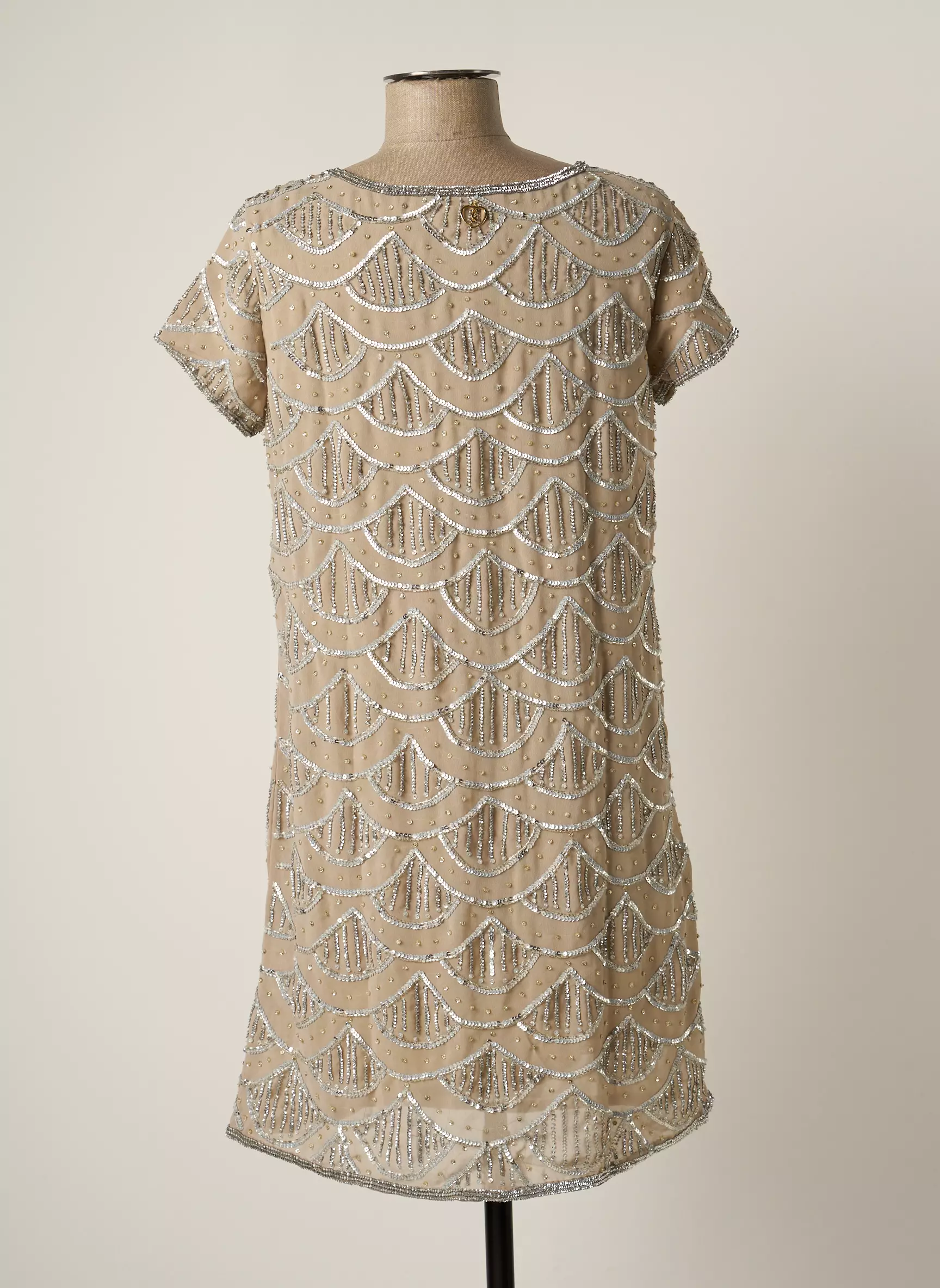 By Sophie Robes Courtes Femme couleur beige