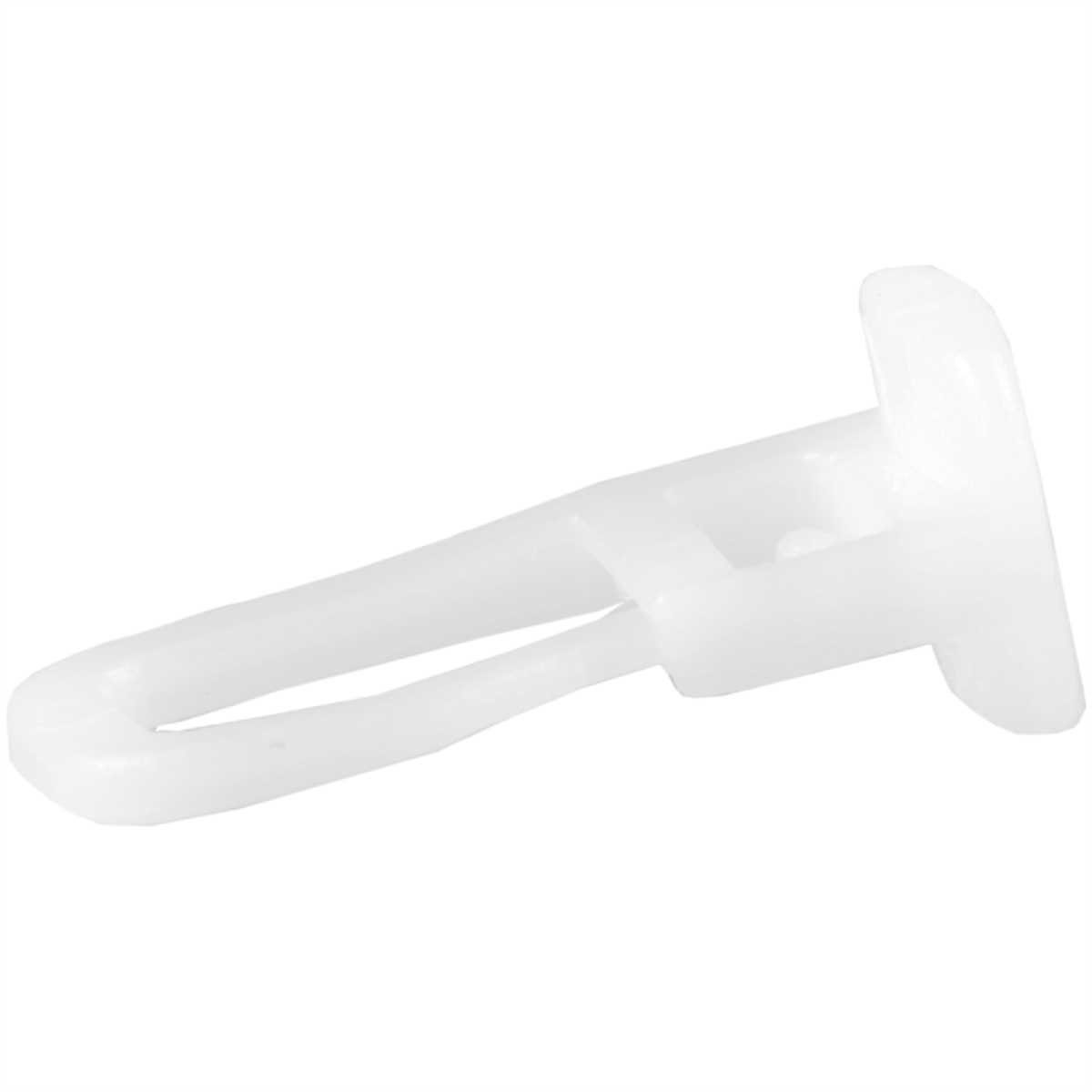 Gardinenschiene, Bestlivings, wird auf vorhandene Alu Gardinenschiene gesteckt, Vorhang-Gleiter (11x10mm) 50 Stück, Ideal für flache Vorhangschienen