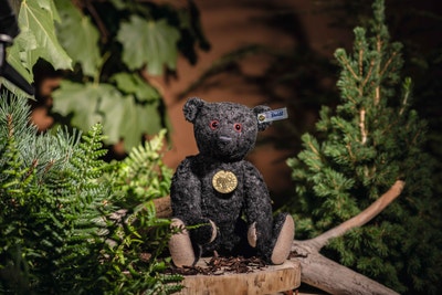Teddybär 1912, 33 cm, schwarz