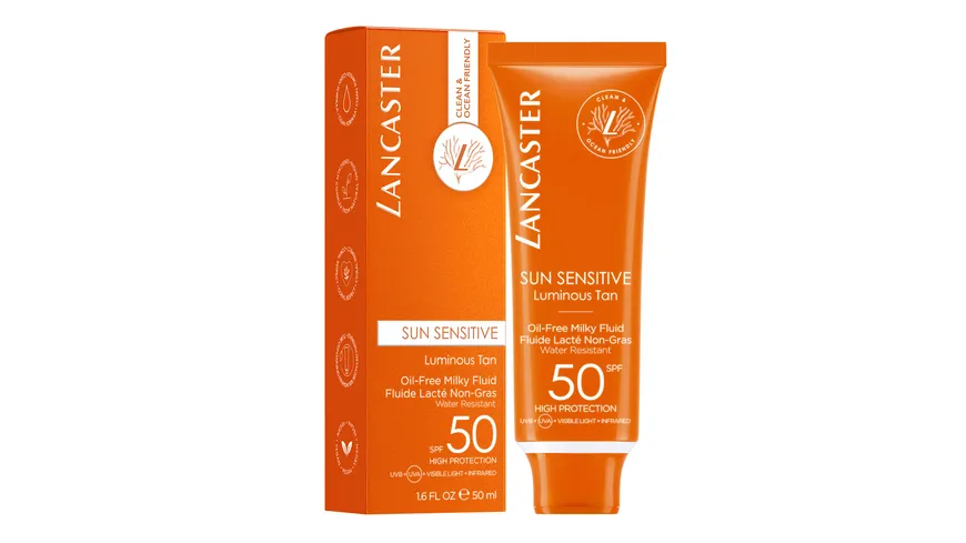 LANCASTER Clean Sun Sensitive Milky Fluid SPF 50 50 ml