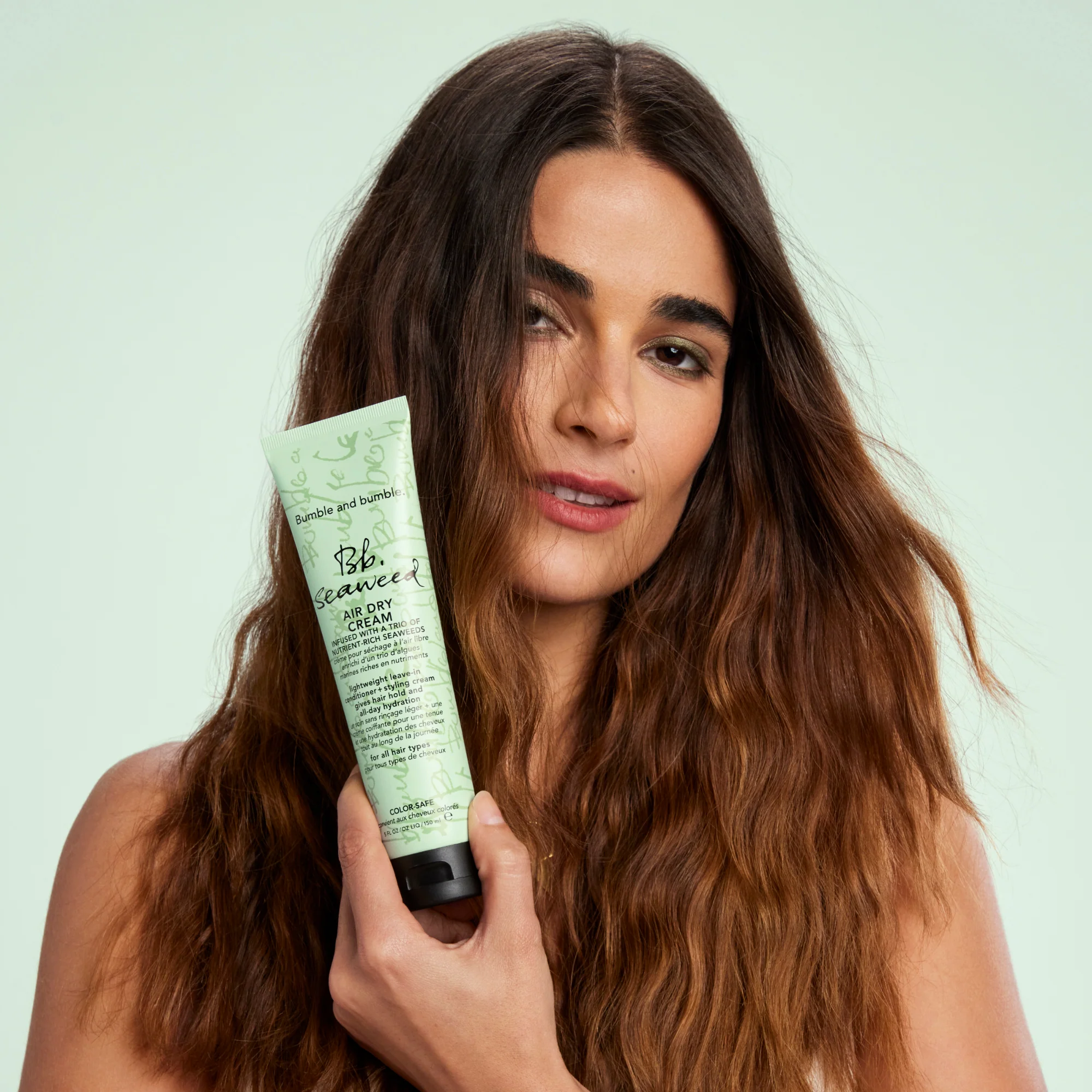 Krém na vlasy s morskými riasami Air Dry Cream - stylingový a dokončovací krém na vlasy, bezoplachový kondicionér