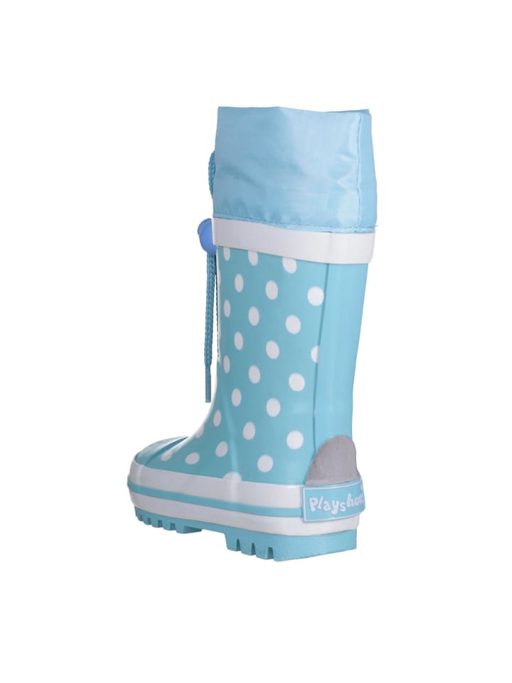 Playshoes Gummistiefel Punkte in Türkis günstig kaufen