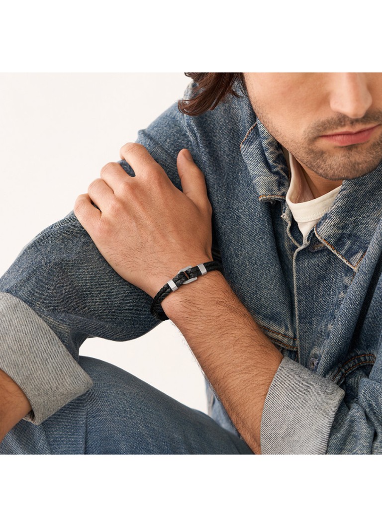 Fossil  Heritage armband van leer JF04202040