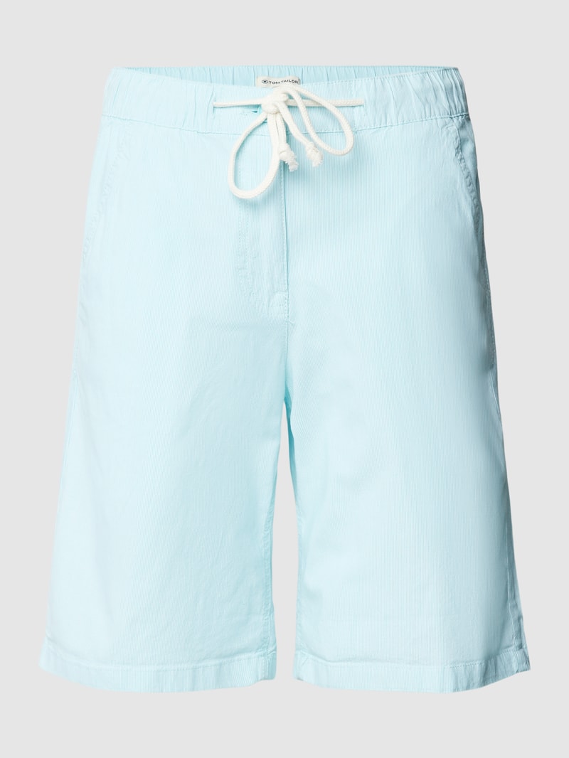 Bermudas mit französischen Eingrifftaschen in petrol