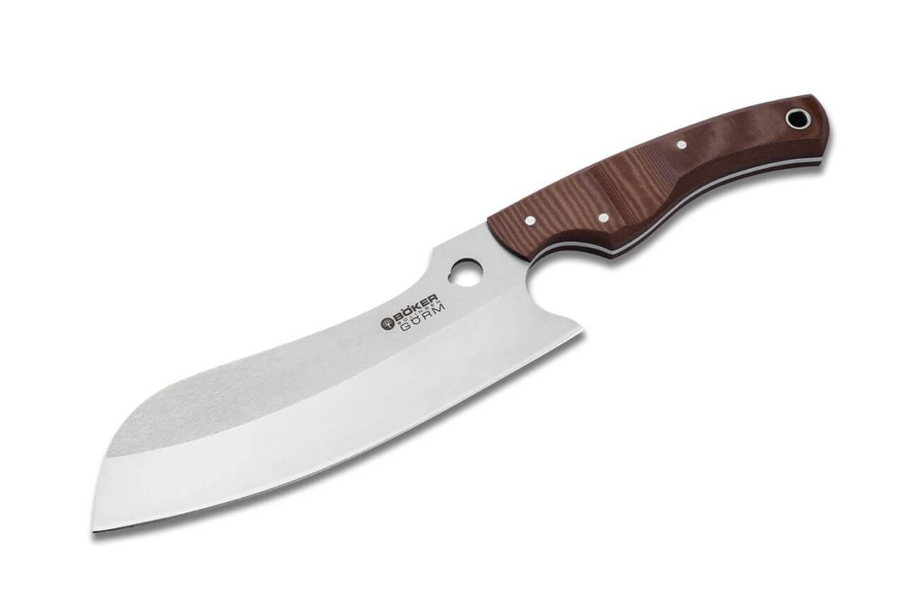 Santoku Micarta Braun