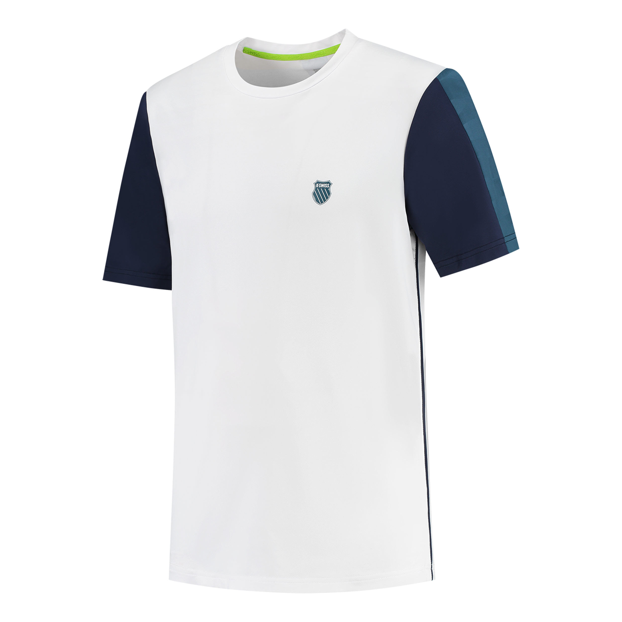 Hypercourt Crew 3 T-Shirt Herren - Weiß, Dunkelblau