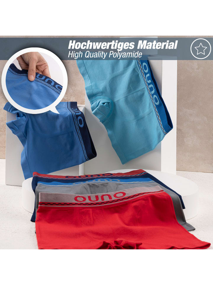 LOREZA 10er Set Boxershorts - Kariert - Bunt günstig kaufen