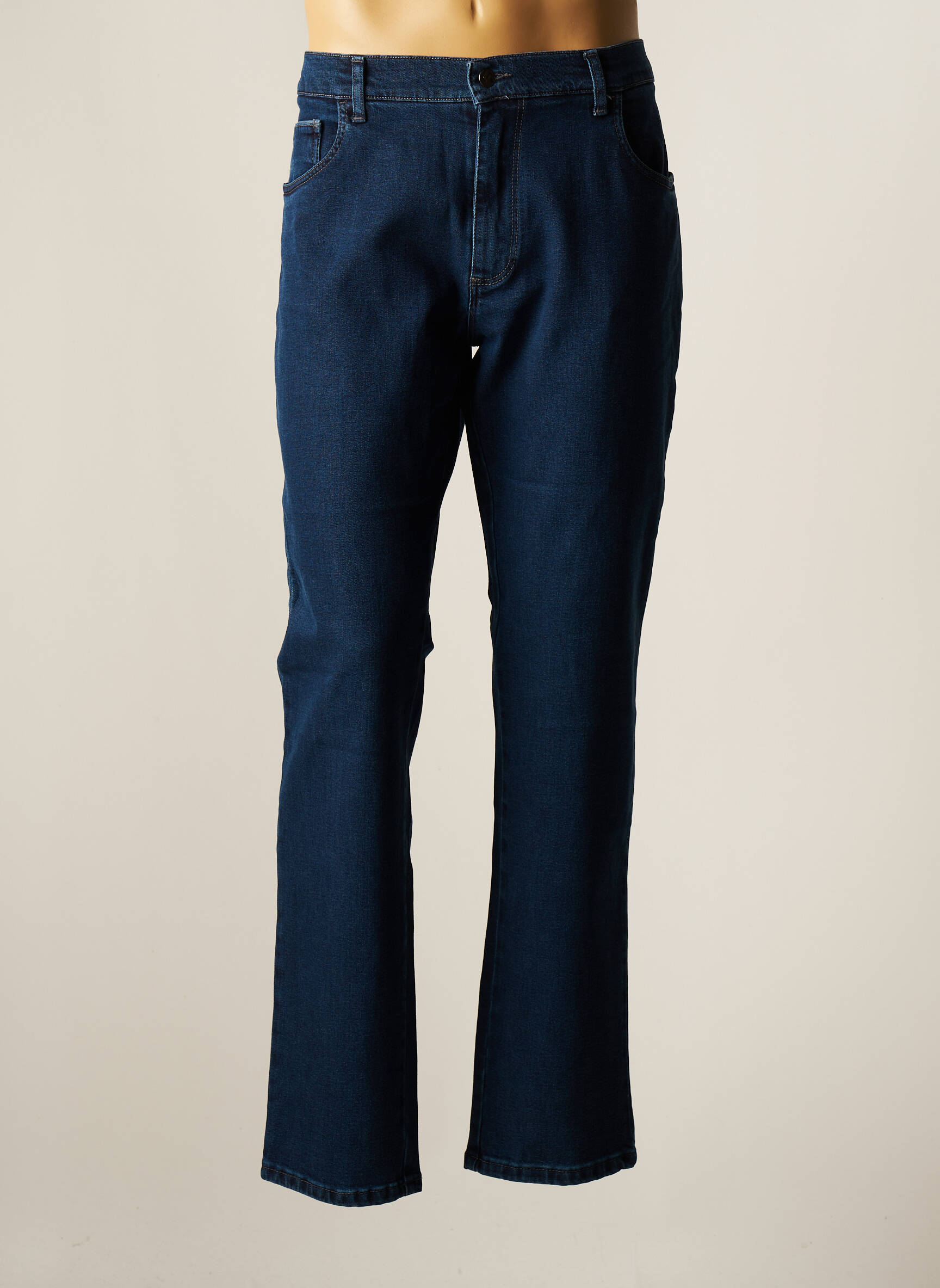 Lcdn Jeans Coupe Droite Femme couleur bleu
