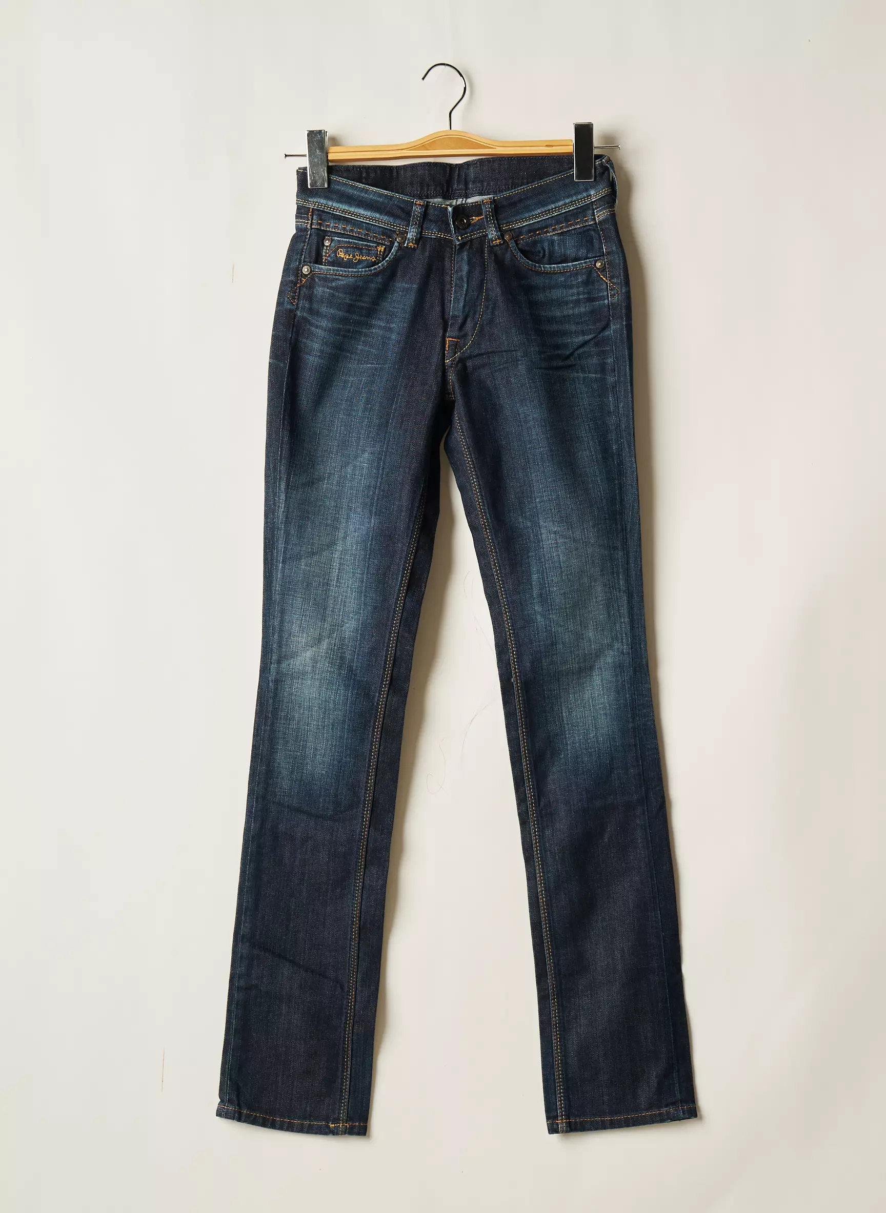 Pepe Jeans Jeans Coupe Droite Femme couleur bleu