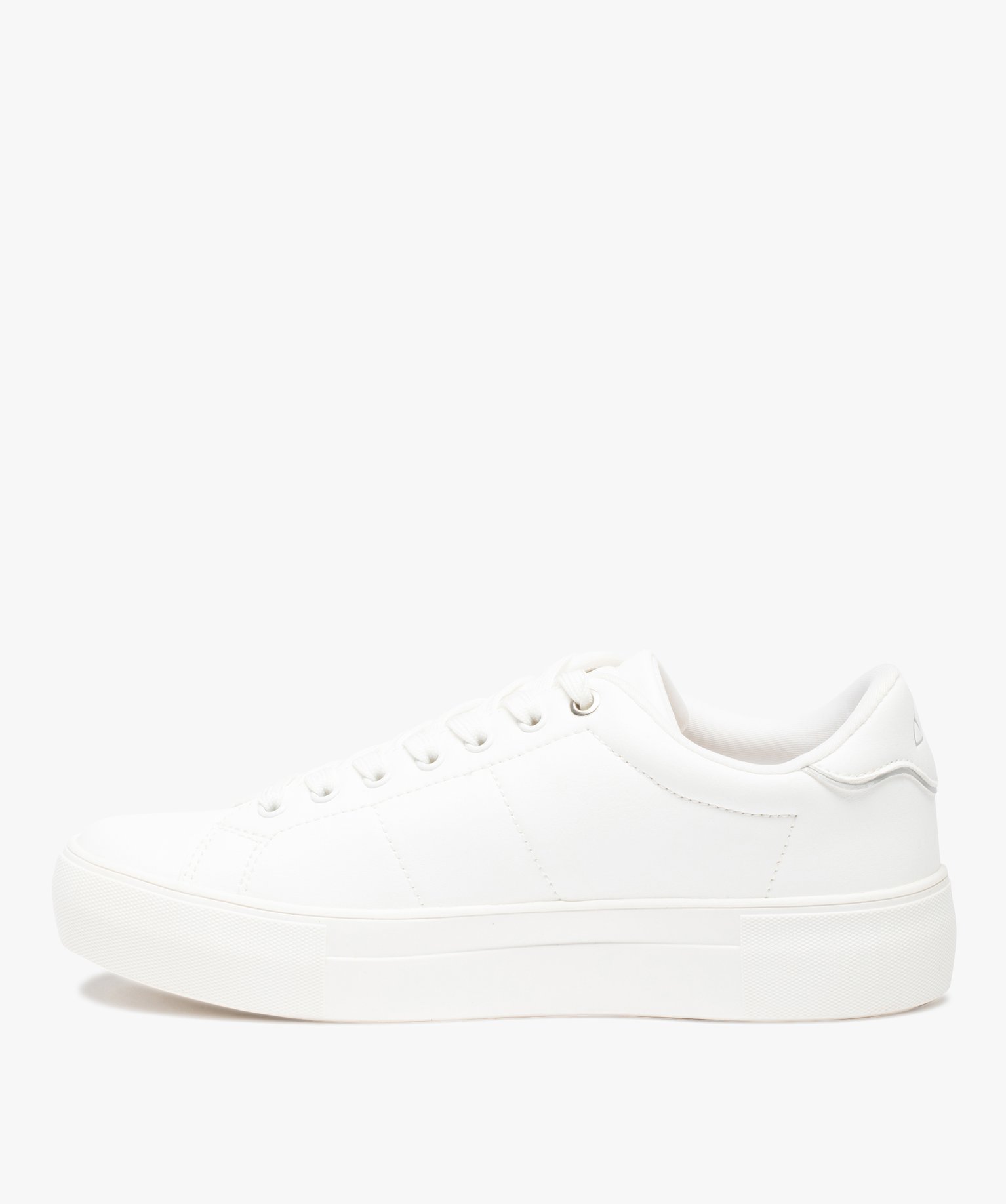 Tennis femme unies à lacets – Ellesse Virgin blanc | GEMO