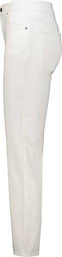 GANT Damen Jeans WHITE CROPPED SLIM Slim Fit verkürzt
