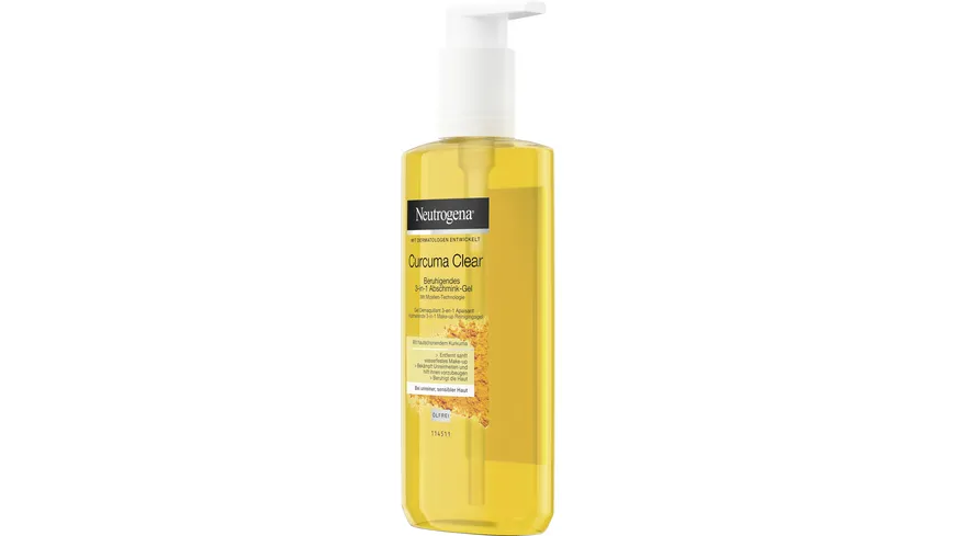 Neutrogena Curcuma Beruhigendes 3in1 Abschmink-Gel 200 ml