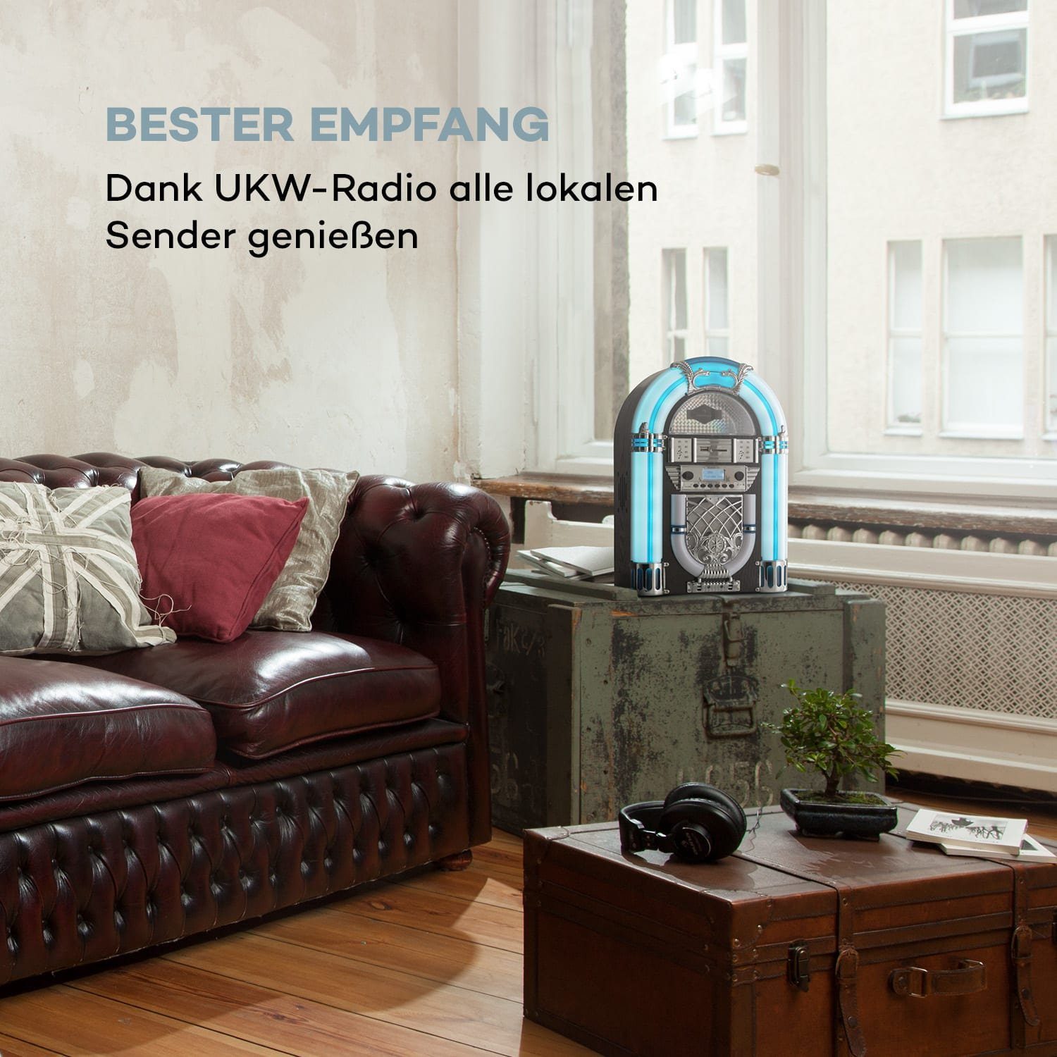 Auna Arizona DAB+ Stereoanlage (DAB+/UKW-Radio alle Sender digital oder analog)