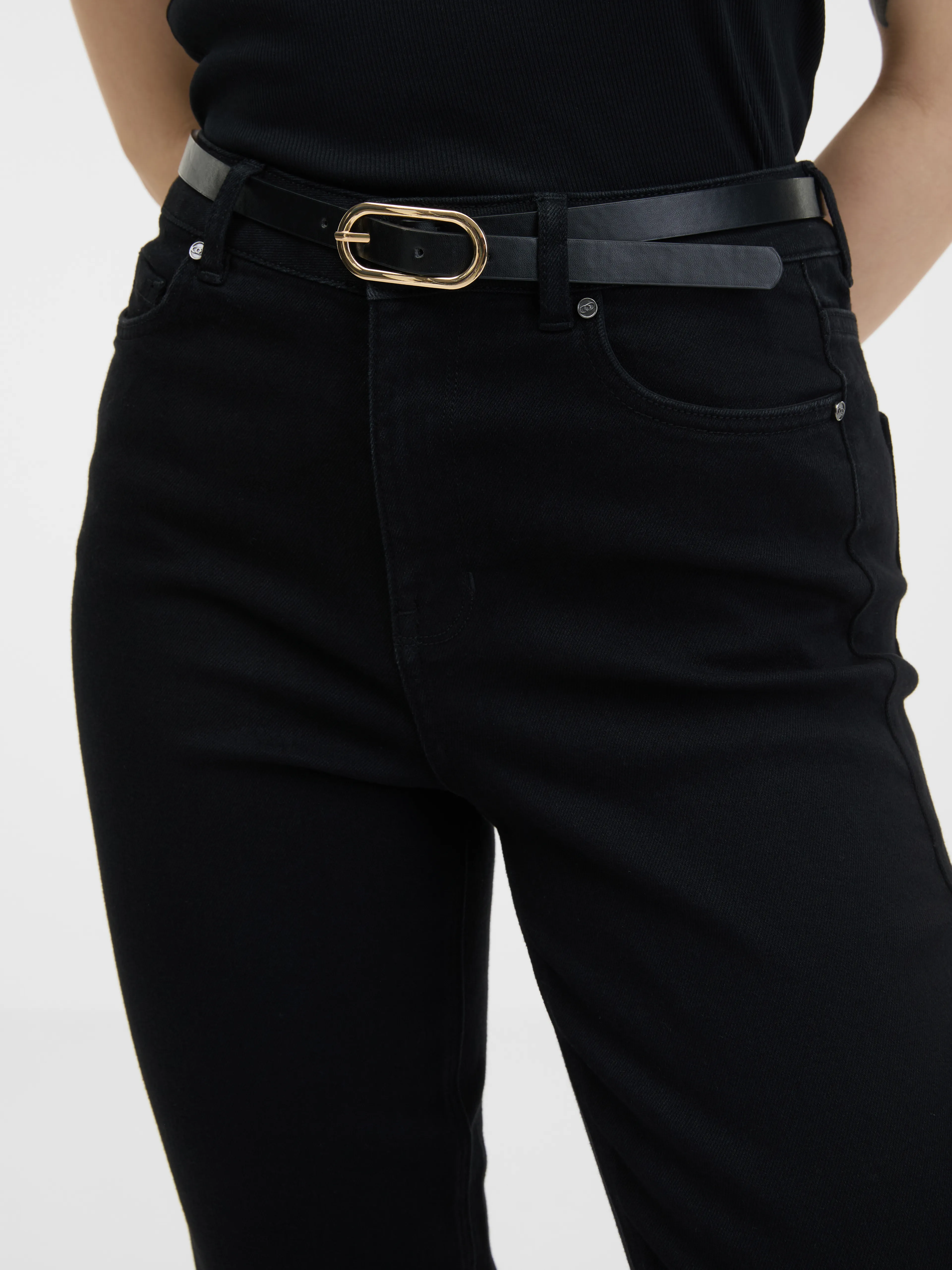 Schwarze Damen Mom Jeans ORSAY