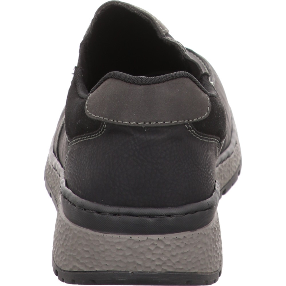 RIEKER Sportliche Slipper schwarz