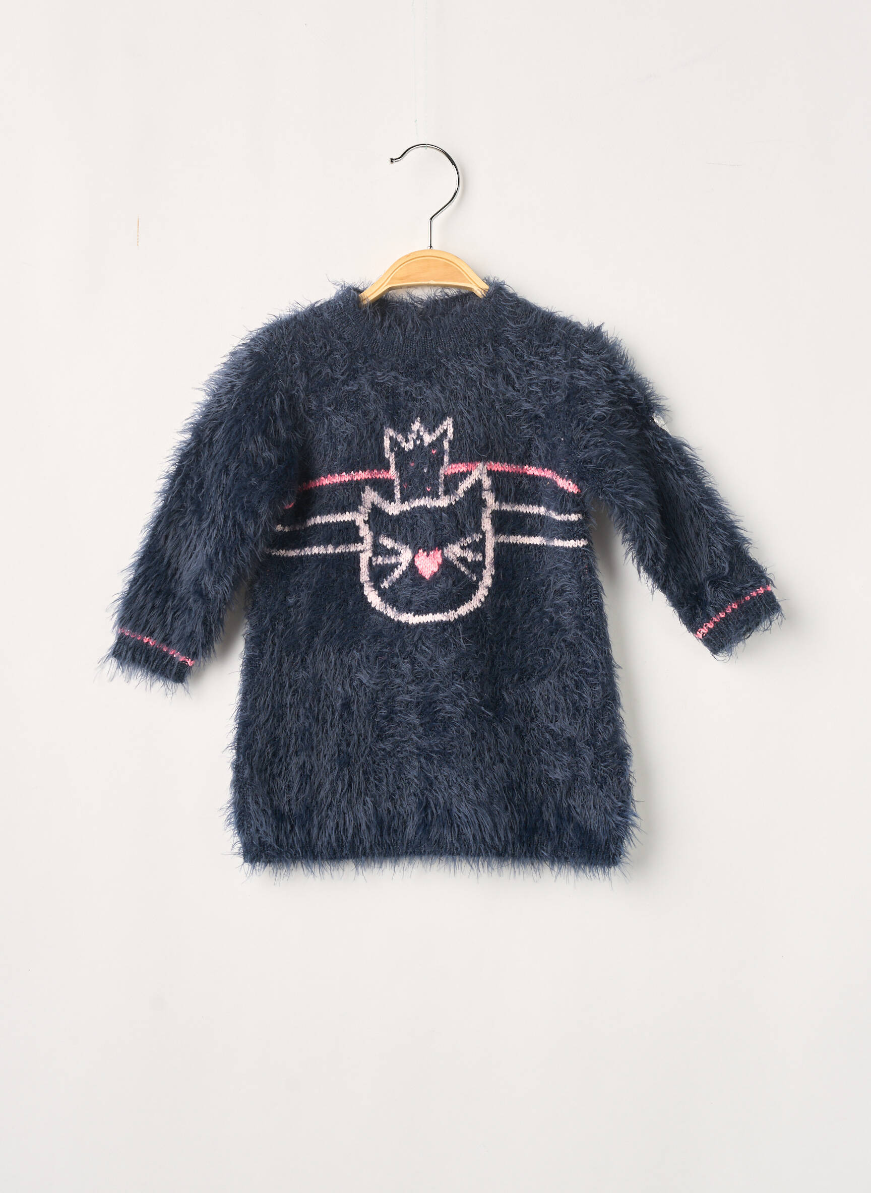 3 Pommes Pulls Fille couleur bleu