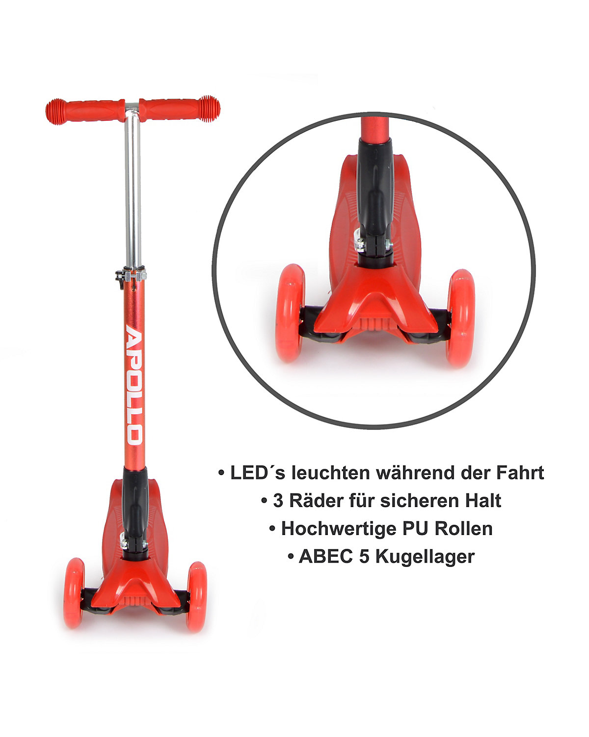 LED Kinderscooter Kids Whiz