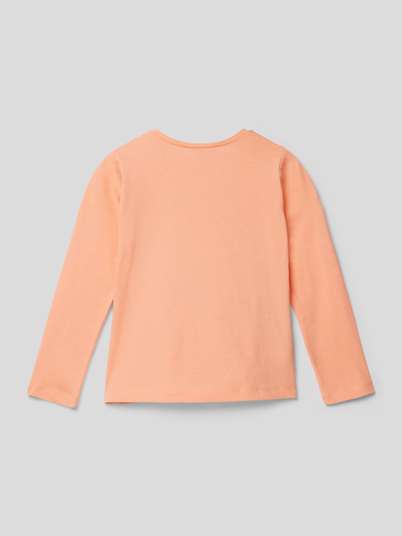 Longsleeve und Haargummi im Set in apricot