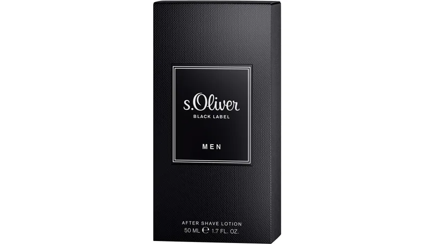 s.Oliver BLACK LABEL Men Aftershave Lotion 50 ml