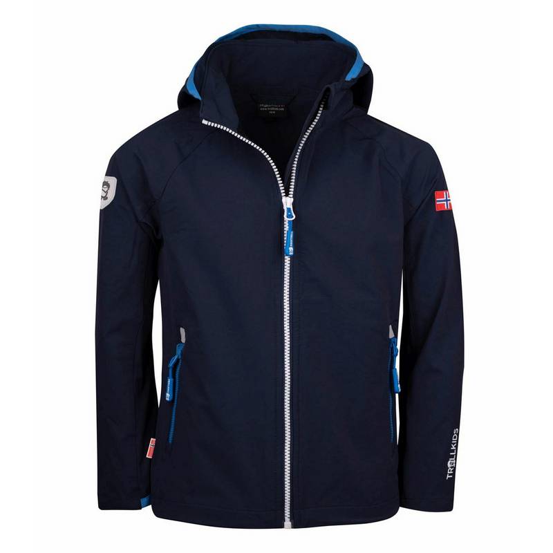 Trollkids Kvalvika Softshelljacke Kinder