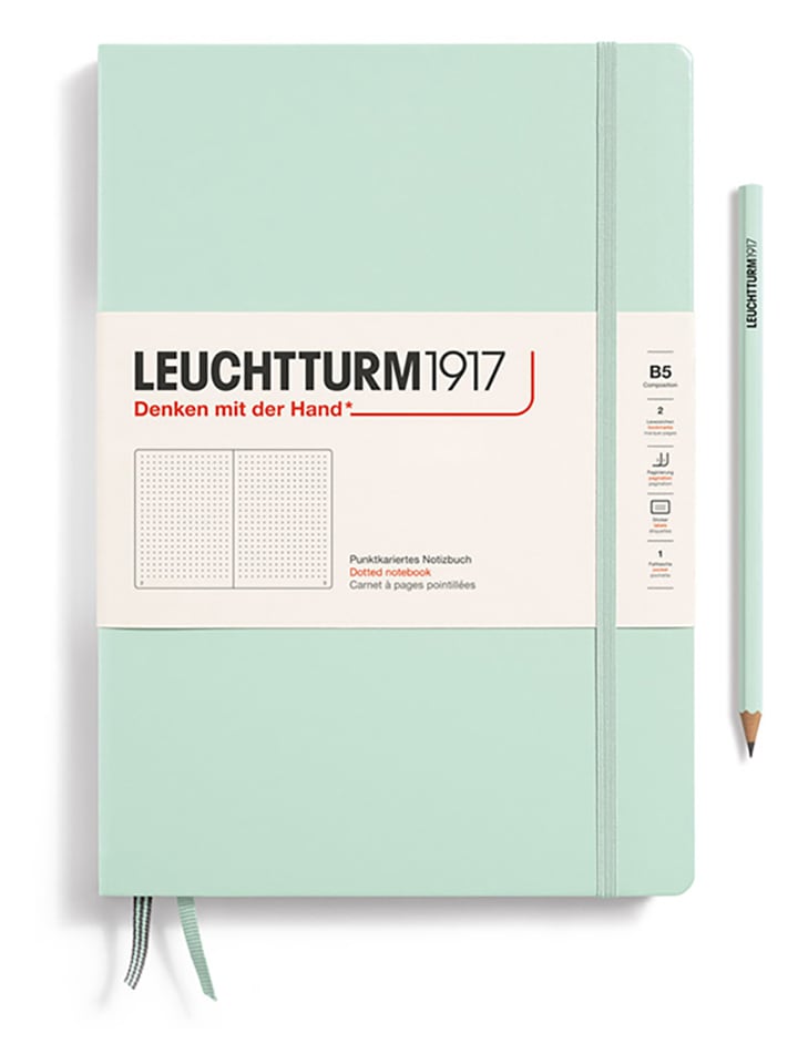 LEUCHTTURM1917 Gepunktetes Notizbuch in Mint - B5 günstig kaufen onesize