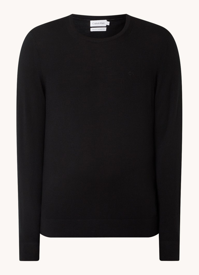 Calvin Klein Fine-knit wool pullover