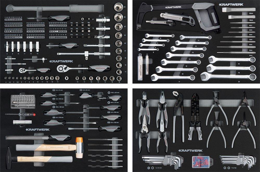 Kraftwerk 102.117.103 Filled tool trolley 337-piece