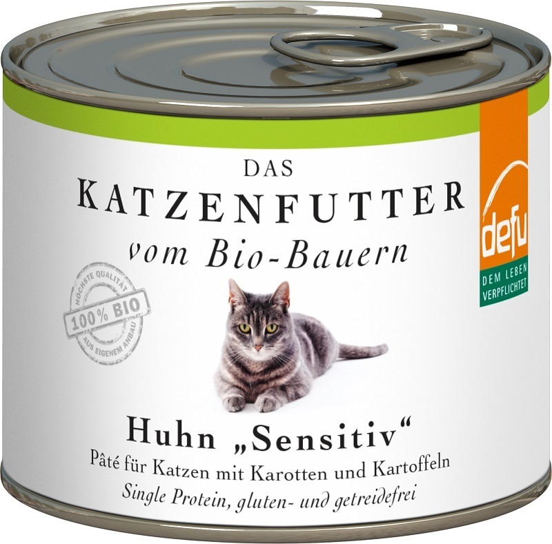 Defu Nassfutter Defu Paté 12x200g Huhn
