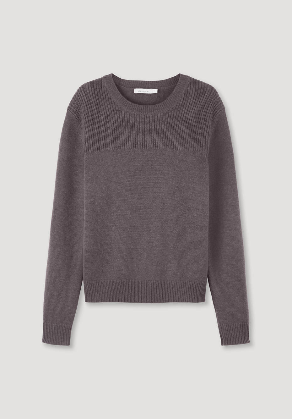 Pullover aus Bio-Merinowolle mit Kaschmir