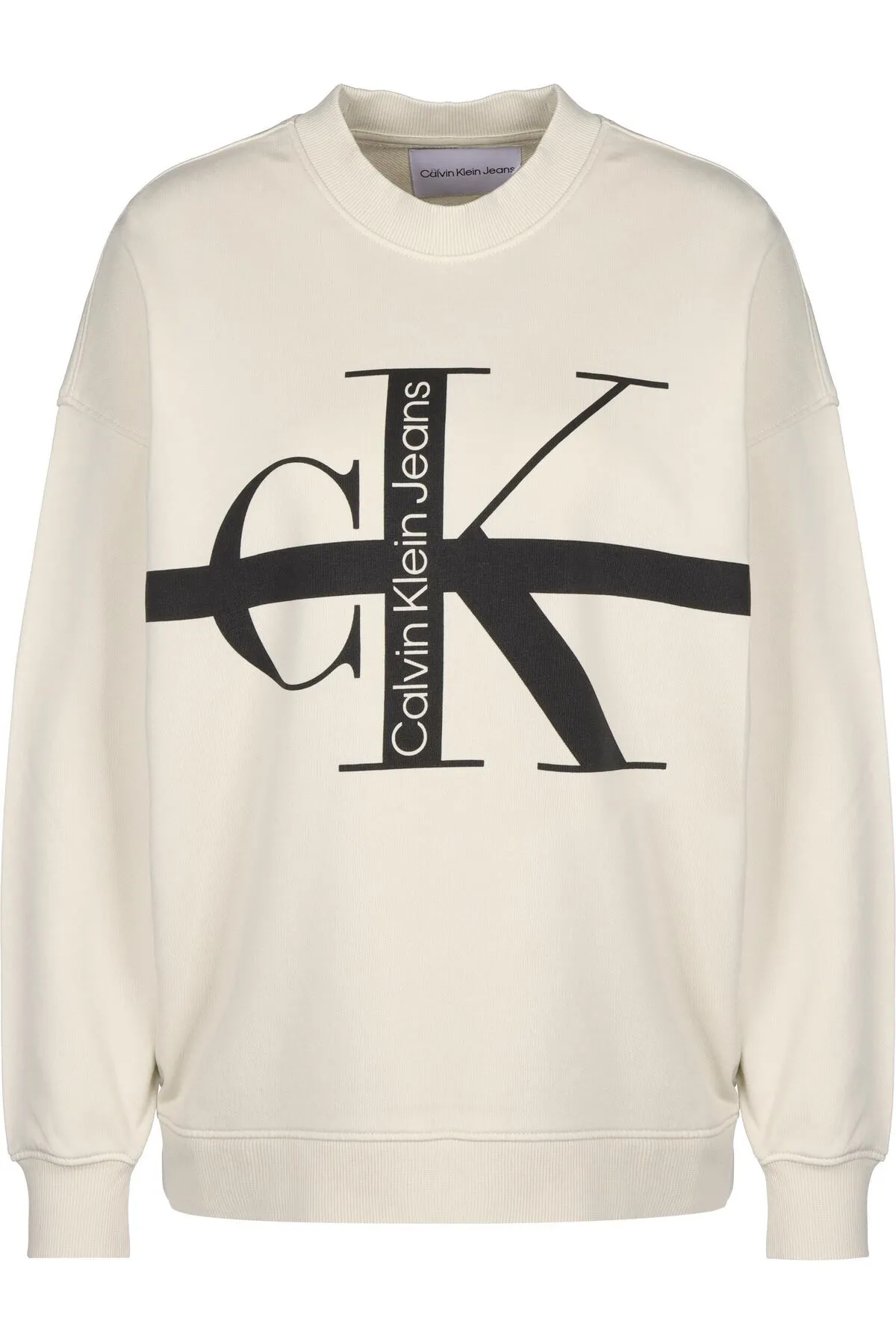 Calvin Klein  Damen Calvin Klein Jeans Stripe Monologo Washed Pullover