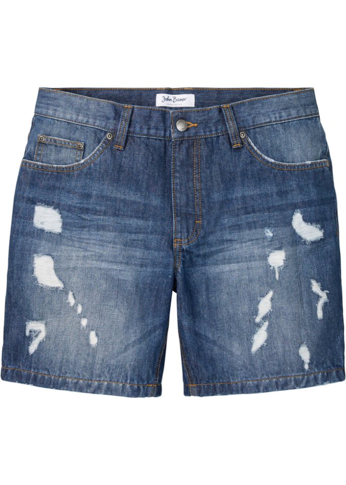 Long-Jeans-Shorts, Loose Fit