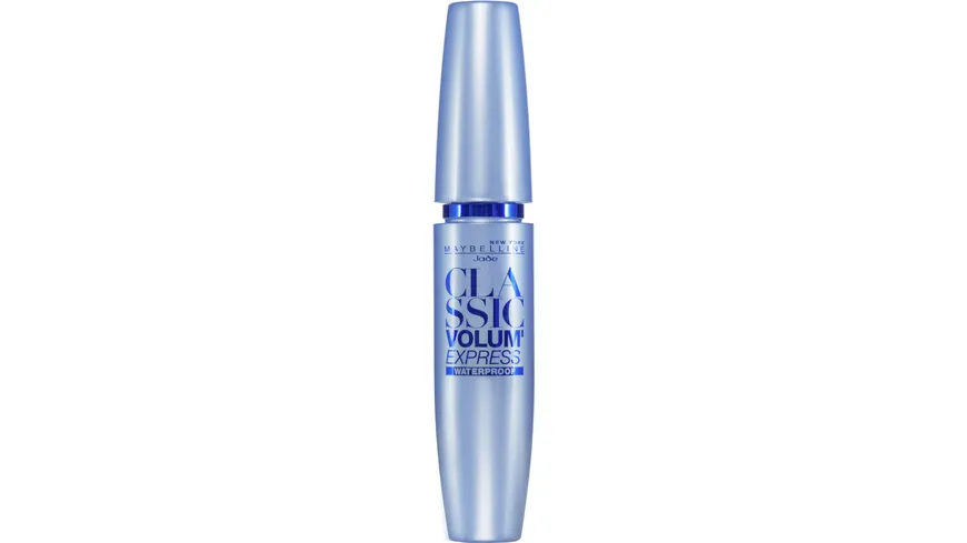 MAYBELLINE NEW YORK Mascara Volum'Express Waterproof - Intensiver Schwung maximales Volumen und sanfte Pflege 8.5 ml Schwarz