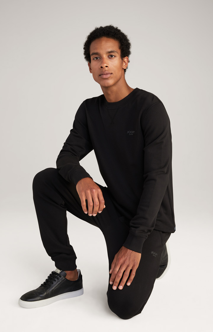 Sweatshirt Salazar in Schwarz