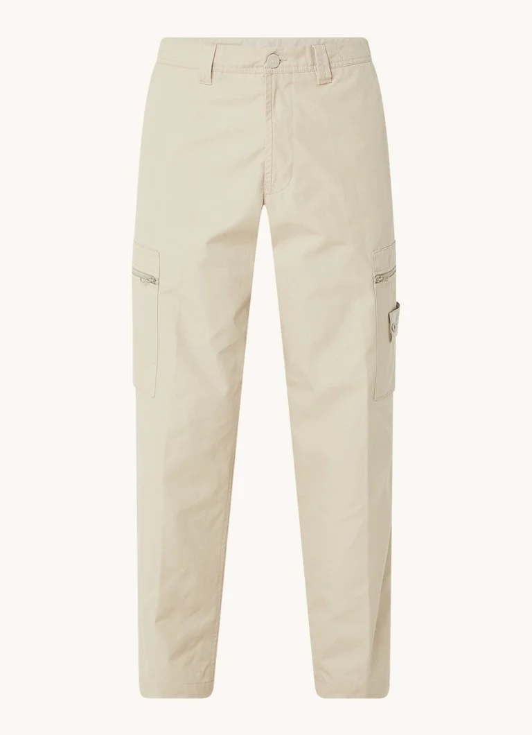 Pantaloni cargo cu croi larg și buzunare laterale Stone Island 319F1