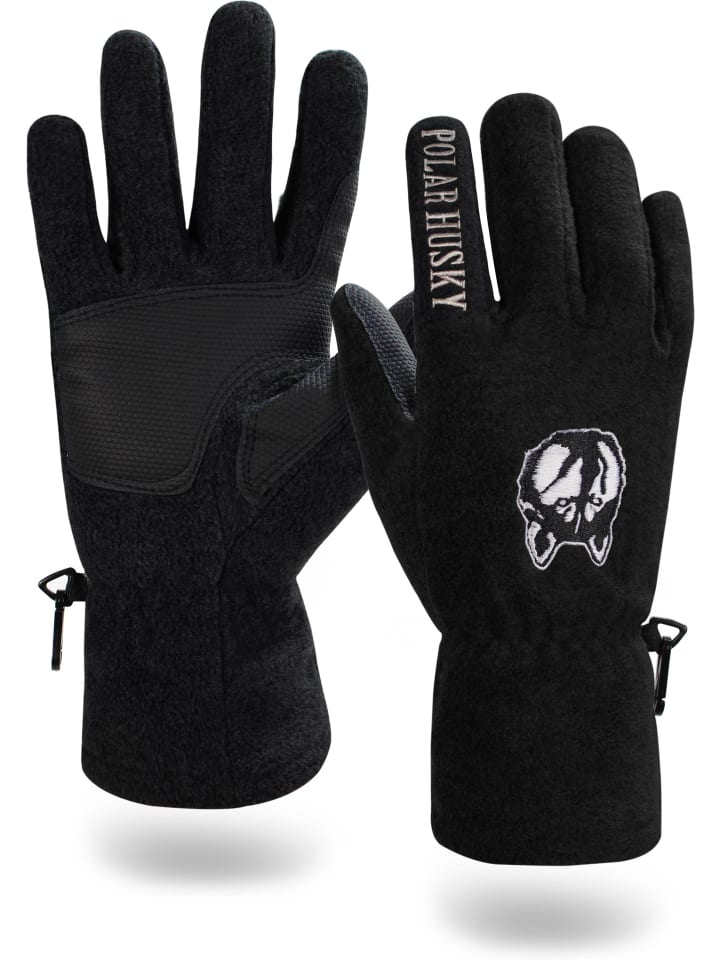 Polar Husky Fleece Handschuhe Lhotse in Schwarz günstig kaufen