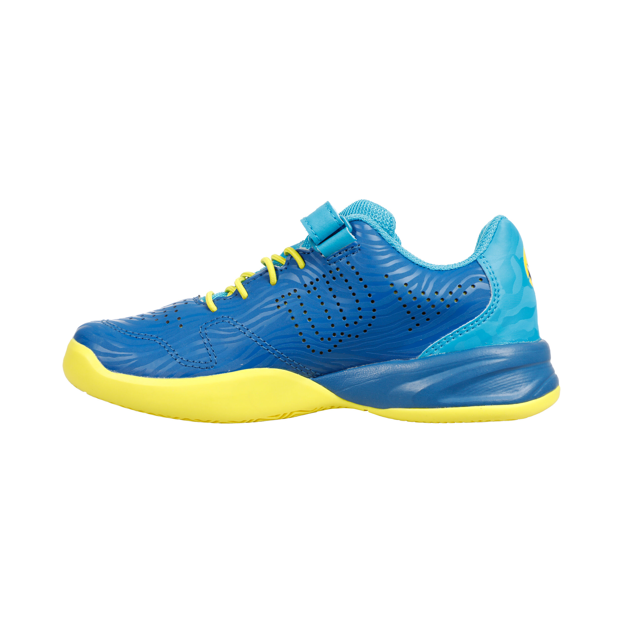 Kaos EMO Allcourtschuh Kinder - Blau, Gelb