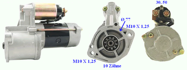 FRIESEN Anlasser Mitsubishi 8052506 - ATU