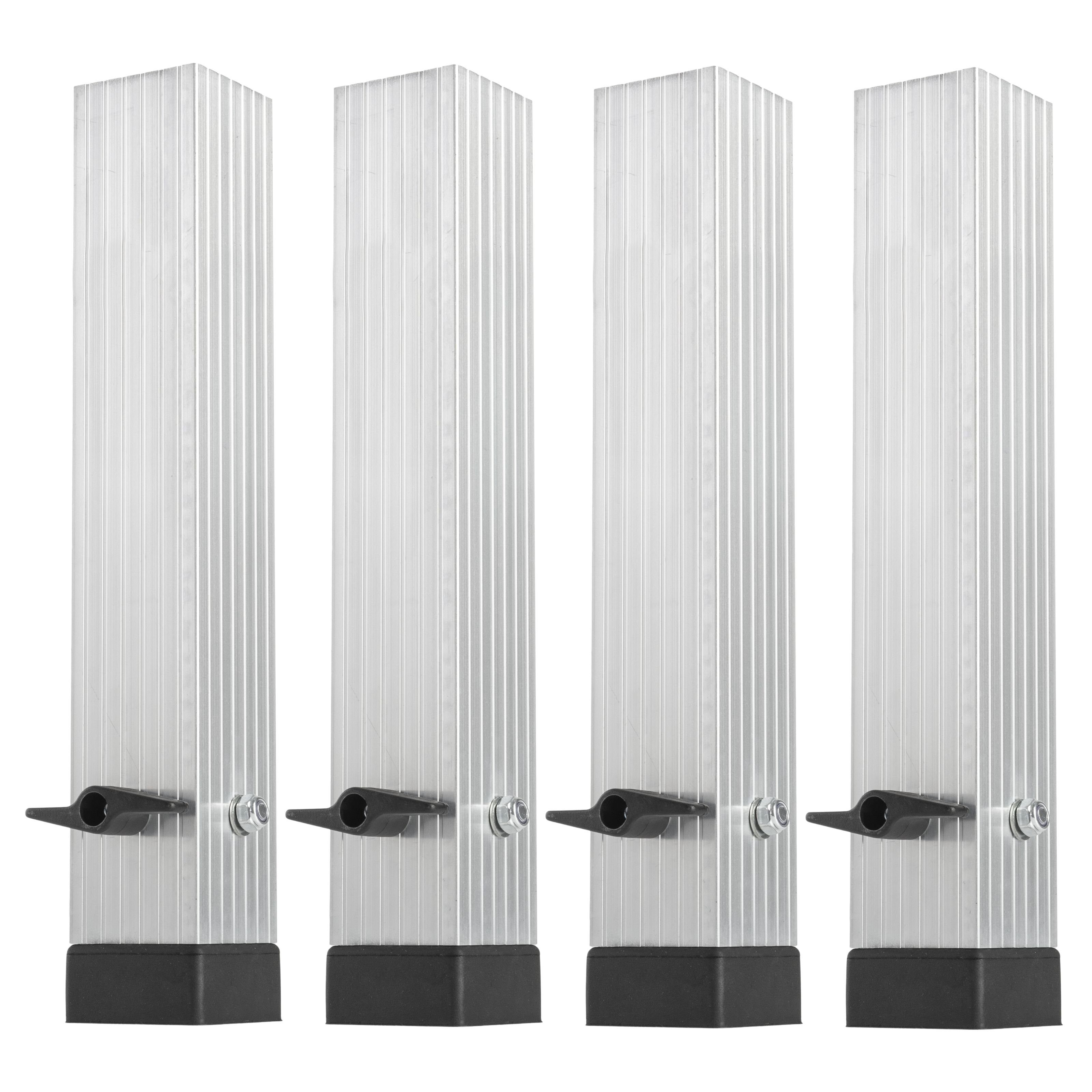lightmaXX Gerüst, ALU-STAGE Teleskopfüße Vario 4x Teleskopfuß 40-60cm