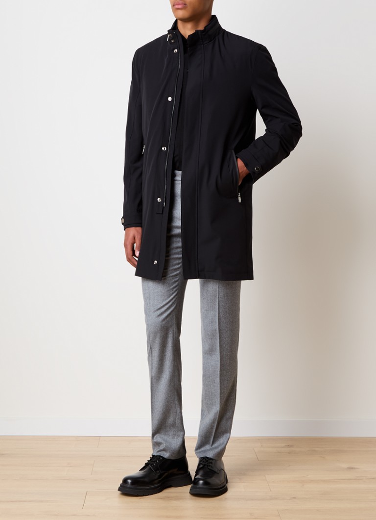 Corneliani Parka with stowable hood and zip pockets