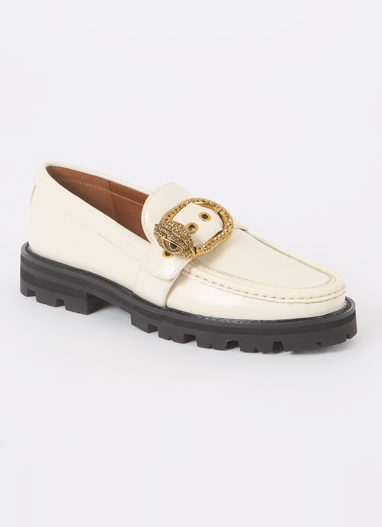 Mocassini in pelle Mayfair di Kurt Geiger con dettaglio fibbia